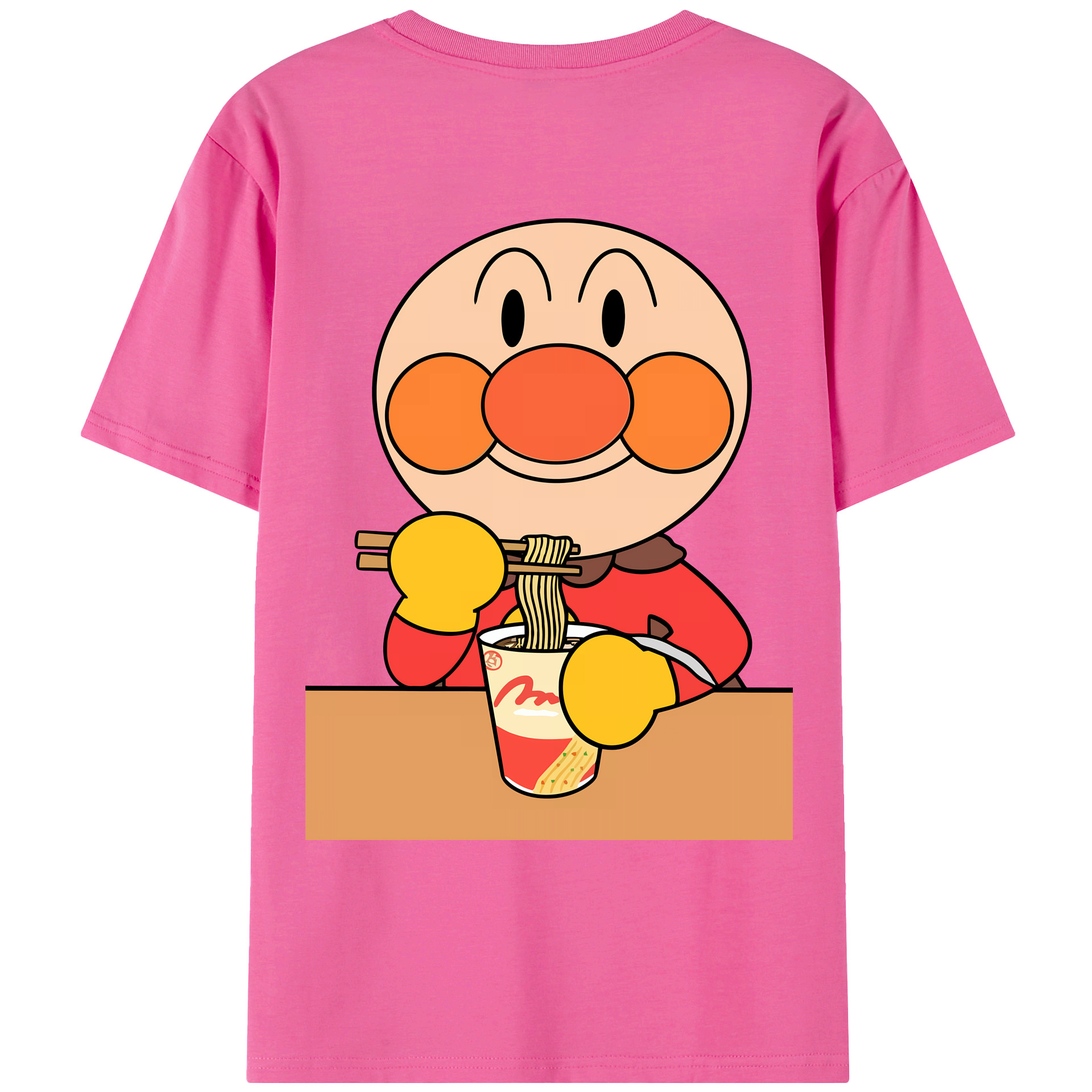 （画像用） アンパンマン Anpanman レディース半袖Tシャツ(バックプリント)